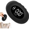 Genérico Misuratore di di presa manuale, strumento di misurazione della di pressione, 180 kg, con display LED, misurazione della presa di precisione, per casa, fitness, allenamento di lotta