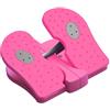 kesurpae Attrezzatura per Esercizi per i Piedi Portatile per Il Fitness Mini Stepper per Le Gambe Macchina per Esercizi per Polpacci per Rimanere Attivi, Marrone, 23.5x21.5x11.5 cm