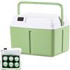 Lbaote Cooler Da Campeggio,5 L Display Temperatura A Tenuta Stagna, Maniglia Portatile - Frigo Rigido,Per Outdoor, Campeggio, Pesca, Escursionismo, Barbecue, Spiaggia, Viaggi E Gite Fuori Porta