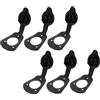 Healeved 6 Pezzi Guarnizione Accessorio per Kayak in PVC per Porta Canna da Pesca Nero Installazione Rapida e Ammortizzatore per Vacanze e Pesca All'aperto