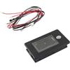 Msioytog Misuratore Batteria per Carrello da Golf impermeabilizzato con Display a LED Ampie gamme Temperatura per Carrello da Golf, Camion, misuratore Batteria Facile Montaggio per
