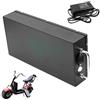 JHKJ Batteria per Moto elettrica 60V 10Ah 15Ah 20Ah 25Ah 28Ah Batteria al Litio per Bici elettrica 48V 15Ah 20Ah Pacco batterie per ebike per ciclomotore Scooter,48v 17.5ah