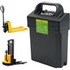 JCXYL EV Batterie al Litio per carrelli elevatori da 24 V 20 Ah, Batteria elettrica da 24 Volt per Carrello elevatore transpallet MT15C/MT12, Accessorio Motore con Maniglia,A