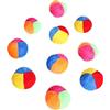 Generic Hacky Ball, confezione da 10 palline da calcio leggere, multicolore, per principianti, per calcio, sabbia, giocoleria, borsa per piedi, per principianti, uomini e donne, per interni ed esterni