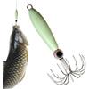 Générique Turlotte per calamari, anti-evasione portatile con 12 aghi metallici,esche calamari fosforescenti Jig acqua salata | per Sepette, Encornet, Pesca in mare, All'aperto, Pescatori