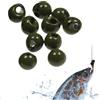 Generico Perline Di Tungsteno - Perline Zavorrate | Assortimento Di PerlineRotonde In Tungsteno Con Ganci Jig | Per Da Pesca Robusti E Versatili Per Professionisti, Appassionati, Adulti
