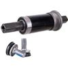 Violiica per movimento centrale della bici, conico quadrato 68 mm, set di manovelle in metallo con cuscinetto sigillato, filettatura 1,37 x 24 denti, per ciclismo su strada e mountain bike (118/120