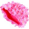 RUNROTOO Cuffia da Nuoto Rosa a Forma di Fiore per Donna e Ragazza, Protezione Chioma Traspirante in Nylon, per Piscina e Spiaggia Stagione Calda