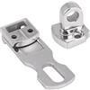 Generic Morsetto di Chiusura per Portello Marino Resistente alla Corrosione in Acciaio Inossidabile Morsetto di Chiusura Anti-sonaglio per Barche e Uso Marino 75MM