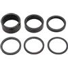 ReachMall Distanziale in fibra di carbonio per sterzo da 1 mm, 2 mm, 3 mm, 5 mm, 10 mm, 15 mm, per regolazione stelo forcella da 28,6 mm, con finitura lucida liscia per la riparazione
