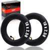 1PZ NT2-W45 2 Pezzi Camera d'Aria 10x2.50 Pollici con Valvola a Gomito 45° per Monopattino Elettrico Bici Elettrico