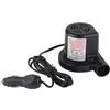 Ausla Pompa d'Aria Elettrica Portatile DC 12V Gonfiatore Compatto Deflatore con 3 Ugelli 5000Pa 380L Min per Materasso Ad Aria Zattera Letto per Barca Viaggio in Campeggio (BLACK)