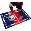 druck.de Tappetino da allenamento da calcio, 90 x 60 cm, Dribble King, antiscivolo
