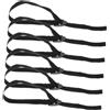 KALLORY 6 Pezzi Cinturini da Polso Regolabili per Supporto e Stabilità Set da 6 Accessori Resistenti in Materiale Confortevole per Bastoncini da Sci e Trekking Nelle Escursioni e Attività