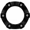 Zunate Supporto Girevole Universale per Bowling per Un'efficiente Pulizia e Lucidatura delle Palline, Ideale per Giocatori Occasionali e Professionisti. Materiale PETG Durevole (Black)