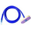 Generic Respiratore per nuoto, completamente asciutto, tubo respiratorio per nuoto, respiratore subacqueo, tubo respiratorio per adulti in silicone per uso alimentare, con connettore anti-perdite, per piscina