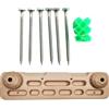KIOALXZ Adulti Bambini Arrampicata su Roccia Hangboard in Legno Presa Rinforzata Allenamento Fitness Indoor e Outdoor Arrampicata su Roccia Sloper STR Adulti