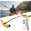 VSAQLNWZ Stabilizzatore Gonfiabile, Regolabile Stabilizzatore per Kayak Gonfiabile Kit, Uso Versatile Stabilizzatore Gonfiabile per Kayak per Kayak E Barche con Fori,Yellow