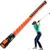 Generic Tubo di trasparente per palline da - Strumento di riutilizzabile leggero e di grande capacità Attrezzatura portatile durevole per il recupero Tubo di trasparente per pallin