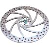Generico Compatibile con rotore Freno Gustavo Addensato da 2,8 mm - Apertura 160/180 mm 6 bulloni 44/48 mm for Mountain Bike elettriche,Componenti(44-160MM)