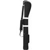 SZLIFE Borsa da Golf Stand Bag, Sacca da Golf Impermeabile in Pelle PU, Doppia Tracolla, 7 Mazze, Mania Superiore, Nero e Bianco classic
