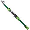 EasyByMall Canna da pesca e mulinello per combo, 1,65 m, set di canna telescopica con accessori per esche, kit da pesca per principianti per la pesca alla carpa marina