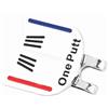 OPPWONG Mini Marcatore da in Metallo Robusto One Putt con Clip per Visiera per Cappello, Forte Accessorio Magnetico per Golfisti - Materiale Metallico Elettrolitico, Design Leggero, Perfetto per Gli