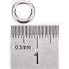 Sorandy Anelli Apribili da Pesca, Connettore Resistente in Acciaio Inossidabile, Ideali per Esche Ed Esche, Perfetti per i Pescatori - Set da 50 (S)