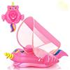 YAAVAAW Galleggiante gonfiabile per neonati 10-24 mesi, anello galleggiante gonfiabile con unicorno rosa acceso con tettuccio parasole, coda anti-scivolo, anello da nuoto per bambini piccoli