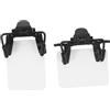 YARNOW 2 Pezzi Clip Occlusore Regolabile per Occhiali da Tiro in ABS Bianco, Compatibilità e Comfort per Tiro Professionale e Principianti