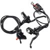 Generico Compatibile con Freno a Disco Idraulico Shimano MT200 - Leva in Acciaio a 2 Pistoni e 3 Dita BL-MT200 for Mountain Bike MTB,Componenti(MT200 with HS1 2pcs)