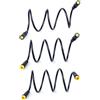 ReachMall Cavo di prolunga per acceleratore a pollice con sensore a 3 pin per Ebike, filo metallico in gomma da 57 cm con connettori di installazione, compatibile con kit 8fun Bbs01B Bbs02B Hd