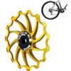 Genérico Ruote di puleggia Jockeys, puleggia di cambio posteriore per bicicletta, cuscinetto in ceramica 14T/15T/16T, ruota guida per cambio posteriore resistente agli urti per