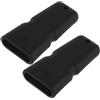 INOOMP Protezione per Ricurva in Silicone Nero, 2, Ammortizzante e Resistente alle Intemperie, per e Allenamento