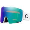 Oakley Fall Line L Prizm - Maschera da neve con lenti Prizm Argon + custodia, colore: Bianco