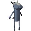 Gralara Copertura Driver PU Imbottitura Spessa Copri Driver da Golf Pelle Sintetica Copertura Testa Bastone Cavallo per Allenamento, Grigio Blu