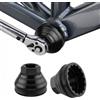 ReachMall Chiave a bussola per movimento centrale in acciaio CNC con presa sicura, per riparazione MTB e bici da strada