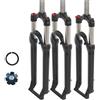 ReachMall Lega di alluminio Blocco Idraulico Forcella Anteriore Mountain Bike Sospensione Olio Molla Ammortizzatore Per Ruvida Trail Riding Aggiornamento Rosso