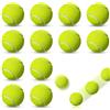 Foydream 12 Pezzi Pelotas de Tenis, Palline da Allenamento per Principianti Avanzati, Palline da Tennis per Cani, Palla da Tennis Gialla, Cani, Accessorio di Allenamento