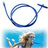 Generisch Tubo di respirazione per immersioni, flessibile, pieghevole, attrezzatura subacquea, portatile, per nuoto, immersioni, attrezzatura respiratoria per immersioni libere, allenamento di nuoto