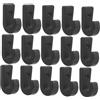 Healeved 20 Pezzi Gancio a J in Nailon Nero per Kayak e Canoe, Resistente alle Intemperie Facile Rimozione, Accessorio per Fissaggio e Ancoraggio in Ambienti Marini