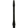 WOVEBIUS Asta per freccette professionale standard robusta in lega di alluminio a prova di caduta Alberi per freccette Harrow steli accessori hardware 53 mm nero