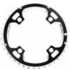 Generico Compatibile con Trasmissione, Corona MTB Nera 40T 104BCD, Parti di Ricambio Trasmissione Mountain Bike(40T Black Tooth)