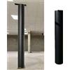 Generic Imbottitura per pali interni per canestri da basket, copertura in schiuma per garage e pali in metallo esterni, imbottitura protettiva alta 90-180 cm