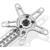 ReachMall Adattatore per guarnitura corona per montaggio diretto a 110BCD 130BCD, leggero 6061 lega di alluminio CNC, per installazione singola e doppia bici da strada