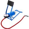 VICASKY Pompa a Pedale per Bicicletta e Auto in Metallo Blu Misuratore Portatile Alta Pressione per Gonfiaggio Pneumatici Facile da Trasportare