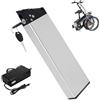 JHKJ Batteria al Litio di Ricambio per Bicicletta elettrica da 48 V 7,8 Ah 9 Ah, Batteria per Bici Pieghevole da 36 V 10,4 Ah 12 Ah 13,6 Ah con Caricabatterie per Motore ebike,48v,9Ah