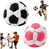 Generic Sacco a 32 pannelli Hacky Footbag 2026 in morbido peluche riempito di pellet da 6 cm, palline da giocoleria per migliorare la coordinazione, giochi all'aperto e per feste (nero + rosa)