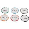 Levemolo Segnapalline da Golf 6 Colorati in ABS Nucleo in Metallo Resistente per Uomo Donna Ragazzi Accessori da Golf per e Viaggio