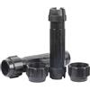 FUNOMOCYA Connettore in Plastica e Alluminio Nero da 28mm, Resistente alla Ruggine, per Kayak e Barche, Accessorio per Giunzione a Vite ad Alta Resistenza